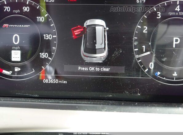 SALYL2EX6KA210622 2019 LAND ROVER RANGE ROVER VELAR Black 