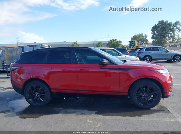 SALYL2EX8KA217393 2019 LAND ROVER RANGE ROVER VELAR Red უკანა სალონის ხედი