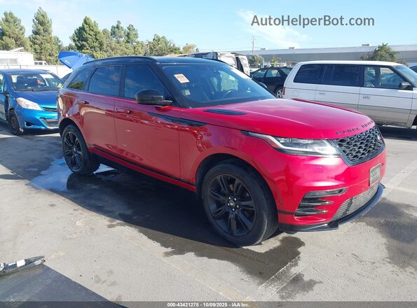 SALYL2EX8KA217393 2019 LAND ROVER RANGE ROVER VELAR Red წინა მარჯვენა