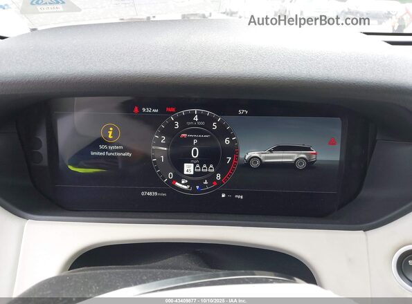 SALYM2RV1JA740596 2018 LAND ROVER RANGE ROVER VELAR Серый Вид задних сидений