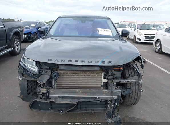 SALYM2RV1JA740596 2018 LAND ROVER RANGE ROVER VELAR Серый Вид задней части салона