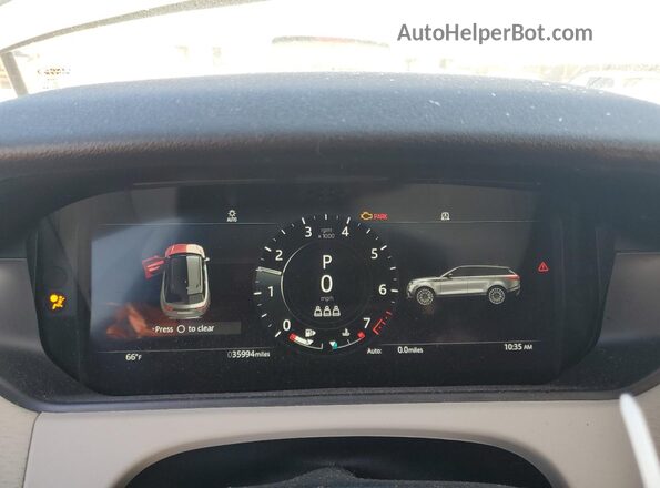 SALYT2EU8PA363757 2023 LAND ROVER RANGE Серый Вид щитка приборов