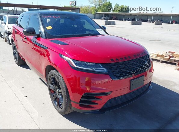 SALYT2EX8MA322888 2021 LAND ROVER RANGE ROVER VELAR Красный Передняя правая четверть