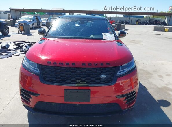 SALYT2EX8MA322888 2021 LAND ROVER RANGE ROVER VELAR Красный Вид задней части салона