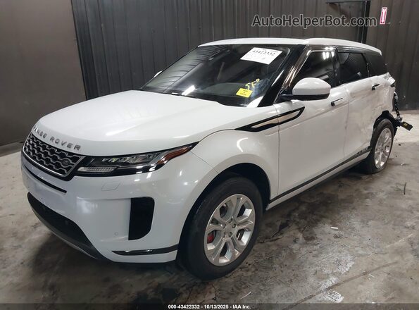 SALZJ2FX4LH028872 2020 LAND ROVER RANGE ROVER EVOQUE White Vista tres cuartos delantera izquierda