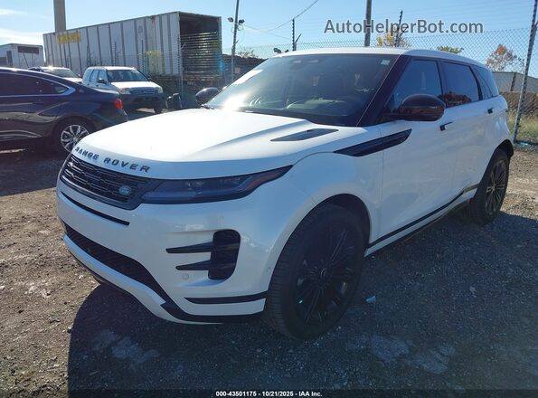 SALZL2FX8RH240192 2024 LAND ROVER RANGE ROVER EVOQUE White წინა მარცხენა ხედი სამი მეოთხედიდან