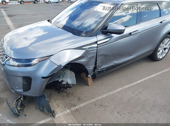 SALZP2FX7MH137990 2021 LAND ROVER RANGE ROVER EVOQUE Gray Вид спереду