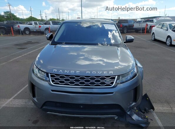 SALZP2FX7MH137990 2021 LAND ROVER RANGE ROVER EVOQUE Gray Вид щитка приладів
