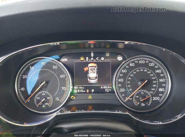 SJAAC2ZV1JC022760 2018 BENTLEY BENTAYGA Gray Widok tylnych siedzeń