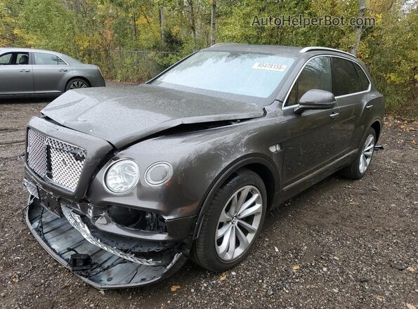 SJAAC2ZV6HC014356 2017 BENTLEY BENTAYGA Серый Передняя левая четверть