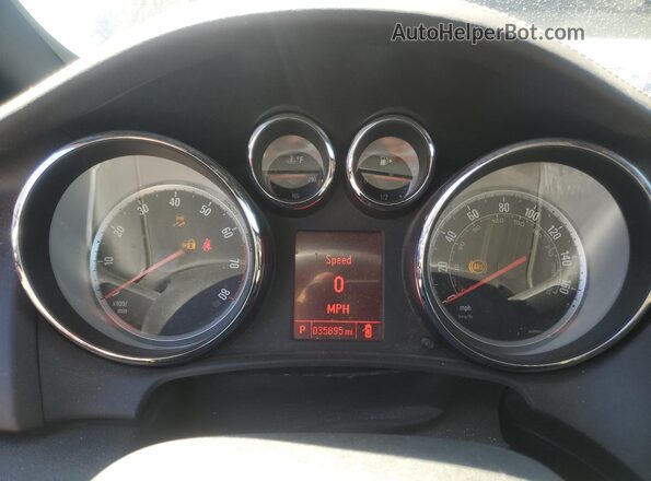 W04WH3N57HG012121 2017 BUICK CASCADA Maroon Սարքավորումների վահանակի տեսք