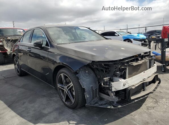 W1K3G4EB2MJ281525 2021 MERCEDES-BENZ A Черный Передняя правая четверть