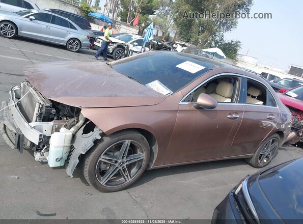 W1K3G4EB6MJ309293 2021 MERCEDES-BENZ A 220 Коричневый 