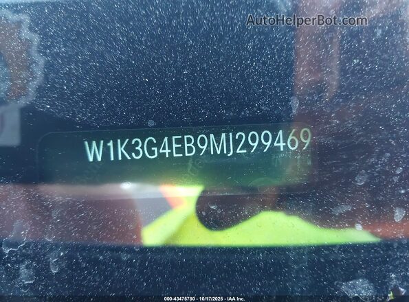 W1K3G4EB9MJ299469 2021 MERCEDES-BENZ A 220 Черный Вид подкапотного пространства