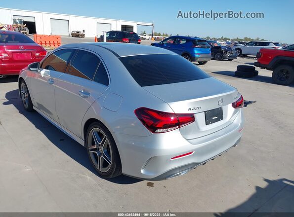 W1K3G4FBXMJ290150 2021 MERCEDES-BENZ A 220 Серебряный Задняя левая четверть