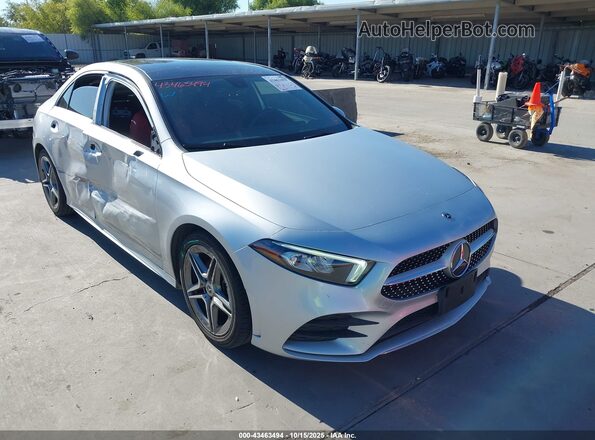 W1K3G4FBXMJ290150 2021 MERCEDES-BENZ A 220 Серебряный Передняя правая четверть