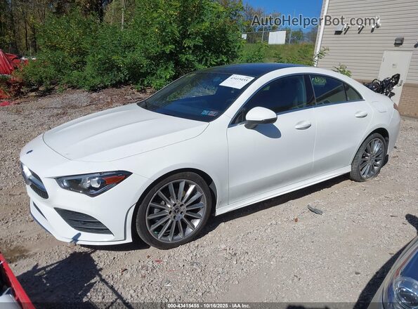 W1K5J4HB3NN303449 2022 MERCEDES-BENZ CLA-CLASS Белый Передняя левая четверть
