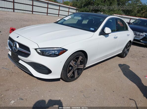 W1KAF4GB9SR247331 2025 MERCEDES-BENZ C-CLASS Белый Передняя левая четверть