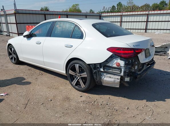 W1KAF4GB9SR247331 2025 MERCEDES-BENZ C-CLASS Белый Задняя левая четверть