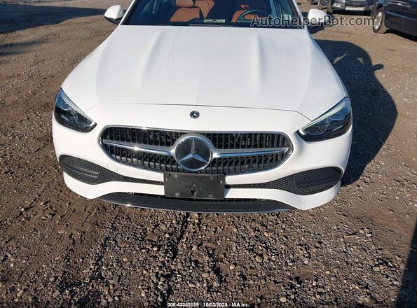 W1KAF4HB2PR075939 2023 MERCEDES-BENZ C-CLASS White Widok zestawu wskaźników