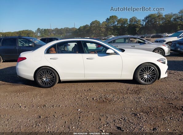 W1KAF4HB2PR075939 2023 MERCEDES-BENZ C-CLASS White Widok wnętrza z tyłu