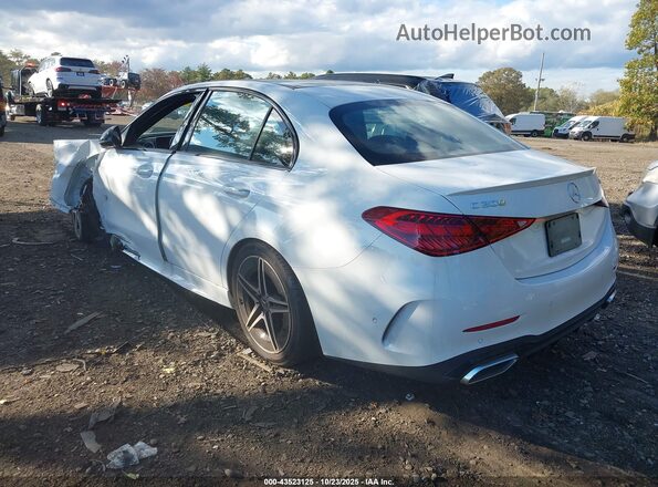 W1KAF4HB6SR241307 2025 MERCEDES-BENZ C-CLASS Белый Задняя левая четверть