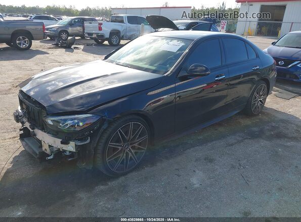 W1KAF8HB2RR203350 2024 MERCEDES-BENZ AMG C 43 Черный Передняя левая четверть