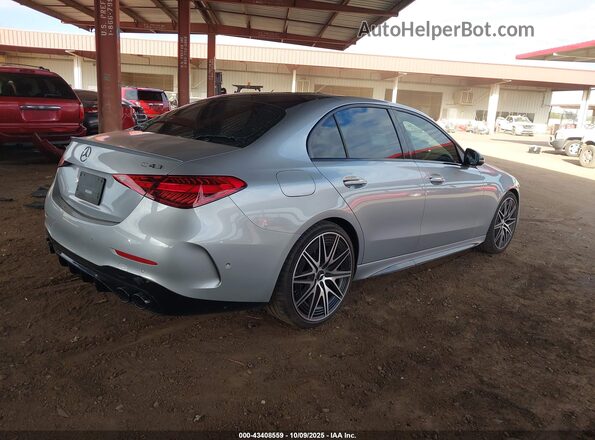 W1KAF8HB6PR113101 2023 MERCEDES-BENZ AMG C 43 Серебряный Задняя правая четверть