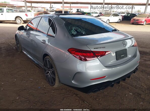 W1KAF8HB6PR113101 2023 MERCEDES-BENZ AMG C 43 Серебряный Задняя левая четверть