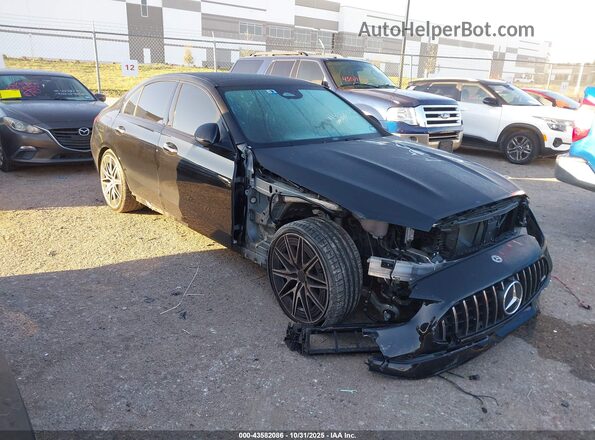 W1KAF8HB7PR136628 2023 MERCEDES-BENZ AMG C 43 Черный Передняя правая четверть
