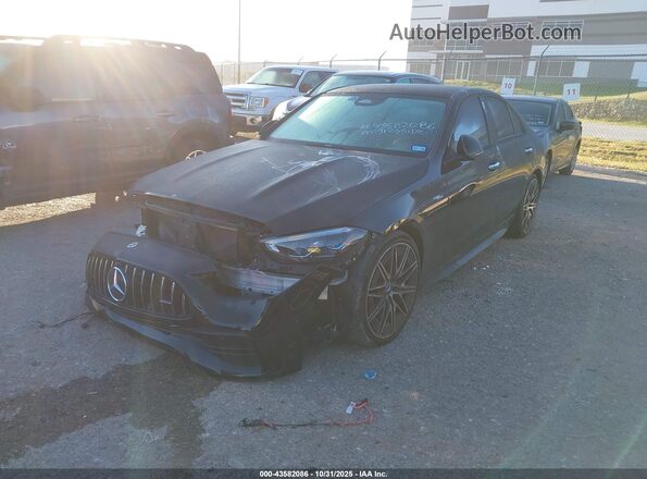 W1KAF8HB7PR136628 2023 MERCEDES-BENZ AMG C 43 Черный Передняя левая четверть