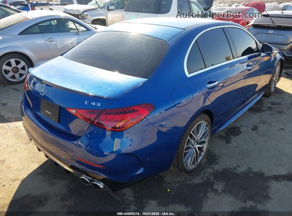 W1KAF8HB7RR160091 2024 MERCEDES-BENZ AMG C 43 Blue Задня права чверть
