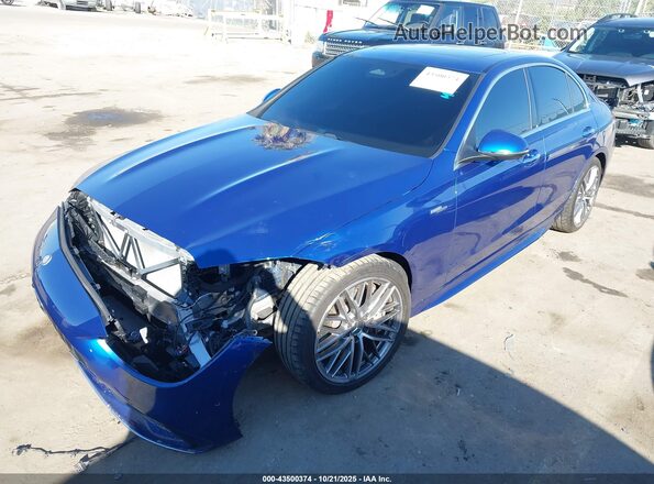 W1KAF8HB7RR160091 2024 MERCEDES-BENZ AMG C 43 Blue Передня ліва чверть