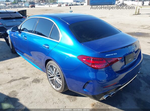 W1KAF8HB7RR160091 2024 MERCEDES-BENZ AMG C 43 Blue Задня ліва чверть