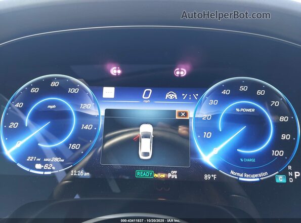 W1KCG2EB1RA047582 2024 MERCEDES-BENZ EQS 450 Черный Вид задних сидений