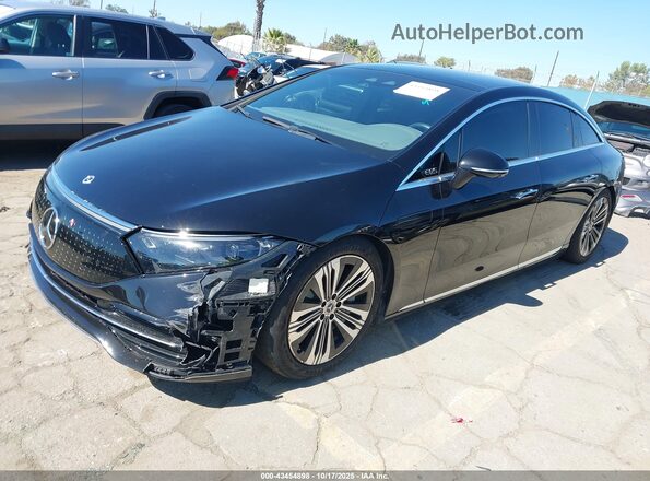 W1KCG2EB2RA047509 2024 MERCEDES-BENZ EQS 450 Черный Передняя левая четверть
