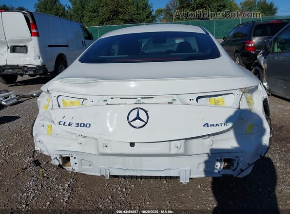 W1KMJ4HB5RF013046 2024 MERCEDES-BENZ CLE 300 White Widok z przodu