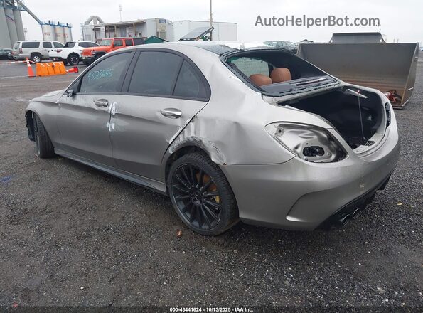 W1KWF6EB2LR595462 2020 MERCEDES-BENZ AMG C 43 Silver Rear left