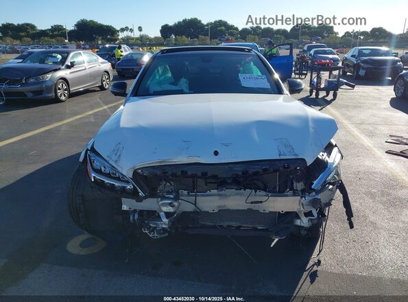 W1KWF6EB7MR614296 2021 MERCEDES-BENZ AMG C 43 White Widok zestawu wskaźników