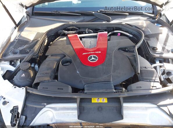 W1KWF6EB7MR614296 2021 MERCEDES-BENZ AMG C 43 White Widok z tyłu