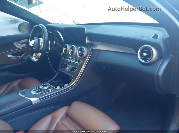 W1KWF6EBXLR597377 2020 MERCEDES-BENZ AMG C 43 Синий Вид салона спереди