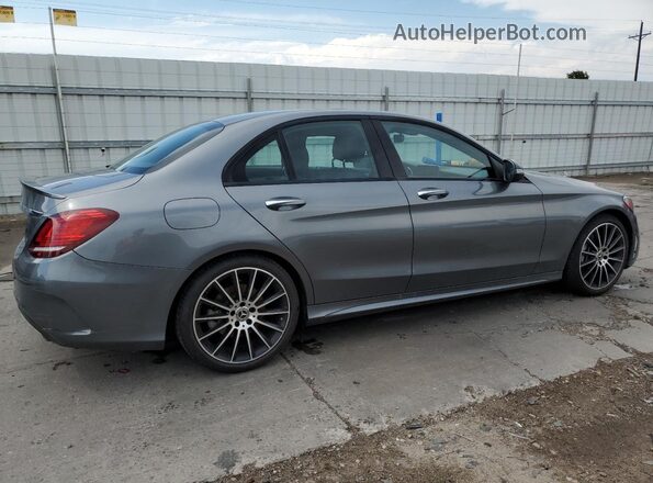 W1KWF8DB0MR630319 2021 MERCEDES-BENZ C Gray Задня права чверть