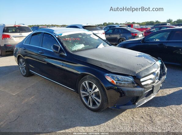 W1KWF8DB2MR647459 2021 MERCEDES-BENZ C-CLASS Черный Передняя правая четверть