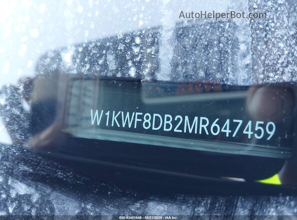W1KWF8DB2MR647459 2021 MERCEDES-BENZ C-CLASS Черный Вид подкапотного пространства