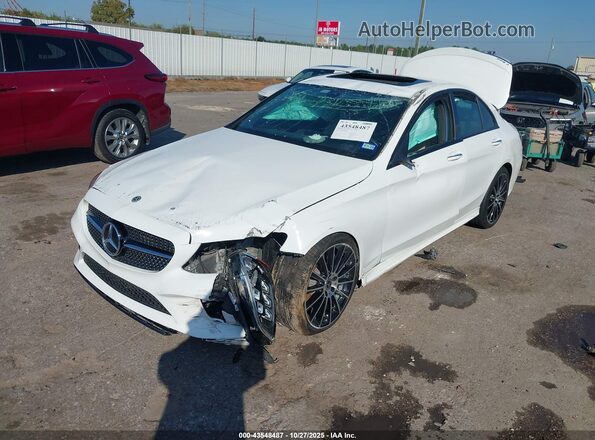 W1KWF8DB3MR640486 2021 MERCEDES-BENZ C-CLASS White Передня ліва чверть
