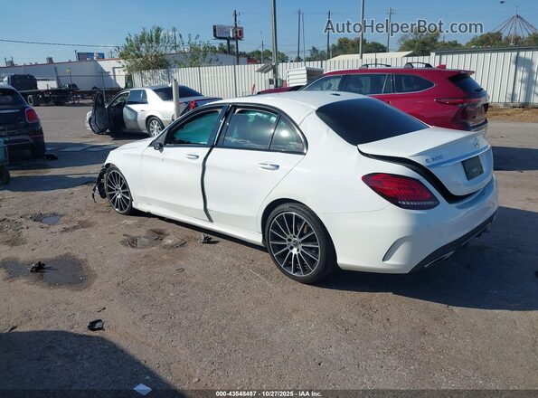 W1KWF8DB3MR640486 2021 MERCEDES-BENZ C-CLASS White Задня ліва чверть