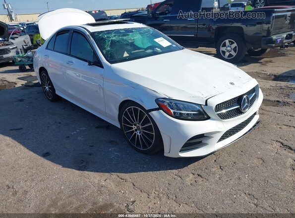 W1KWF8DB3MR640486 2021 MERCEDES-BENZ C-CLASS White Передня права чверть