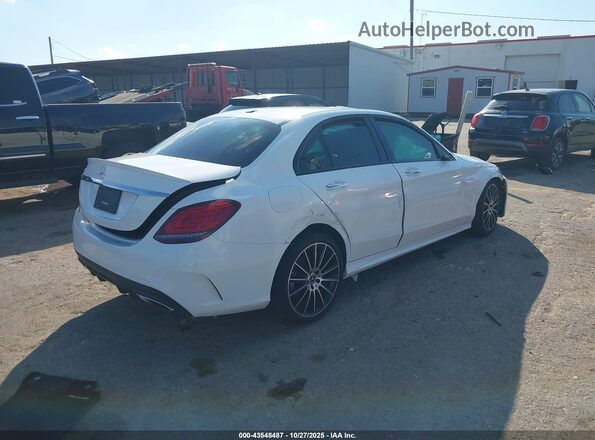 W1KWF8DB3MR640486 2021 MERCEDES-BENZ C-CLASS White Задня права чверть