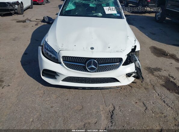 W1KWF8DB3MR640486 2021 MERCEDES-BENZ C-CLASS White Вид щитка приладів