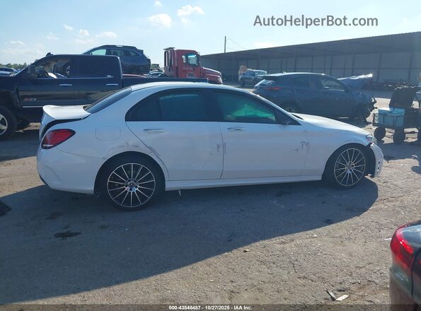 W1KWF8DB3MR640486 2021 MERCEDES-BENZ C-CLASS White Вид задньої частини салону